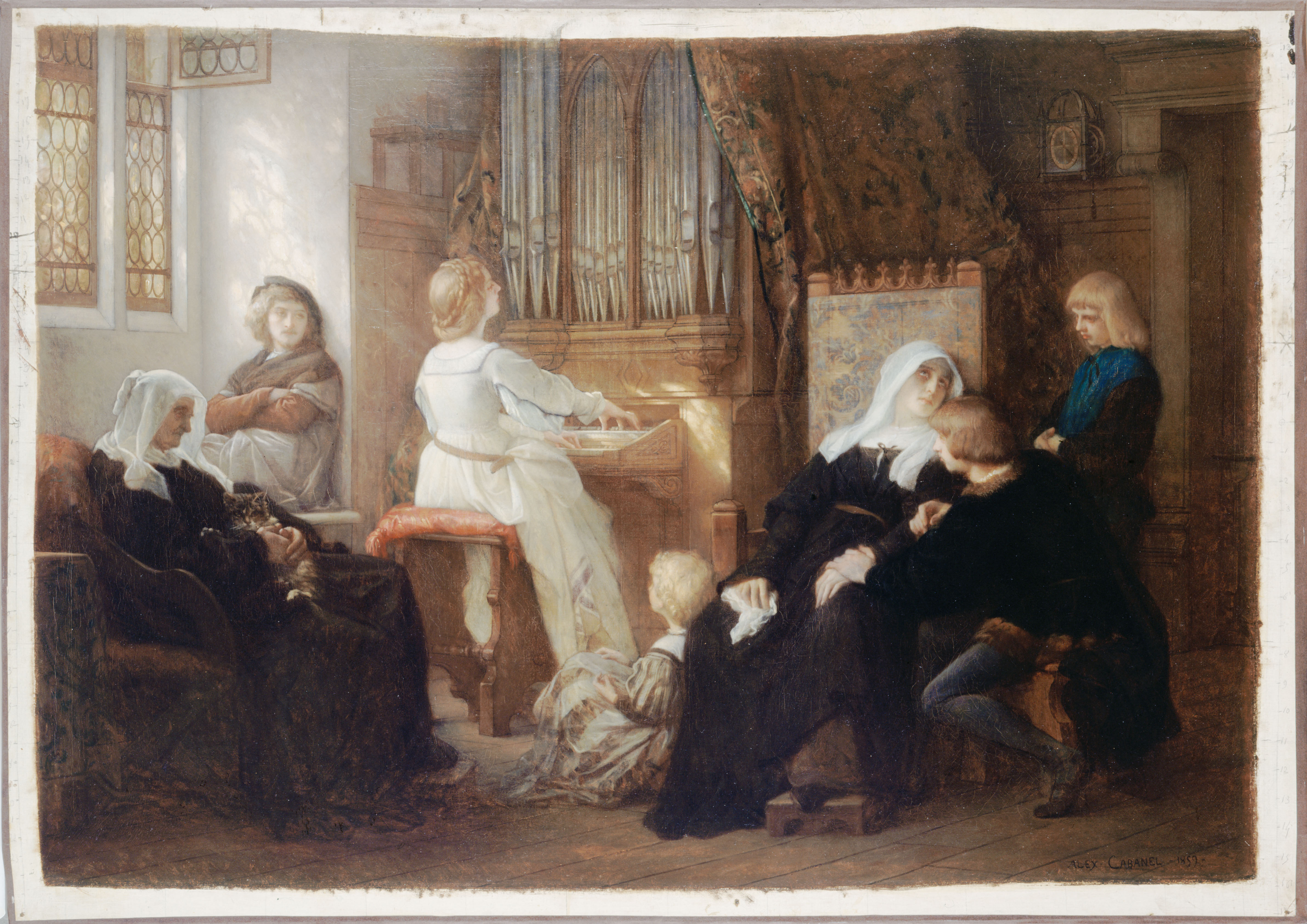 Alexandre Cabanel, La veuve du maître de chapelle