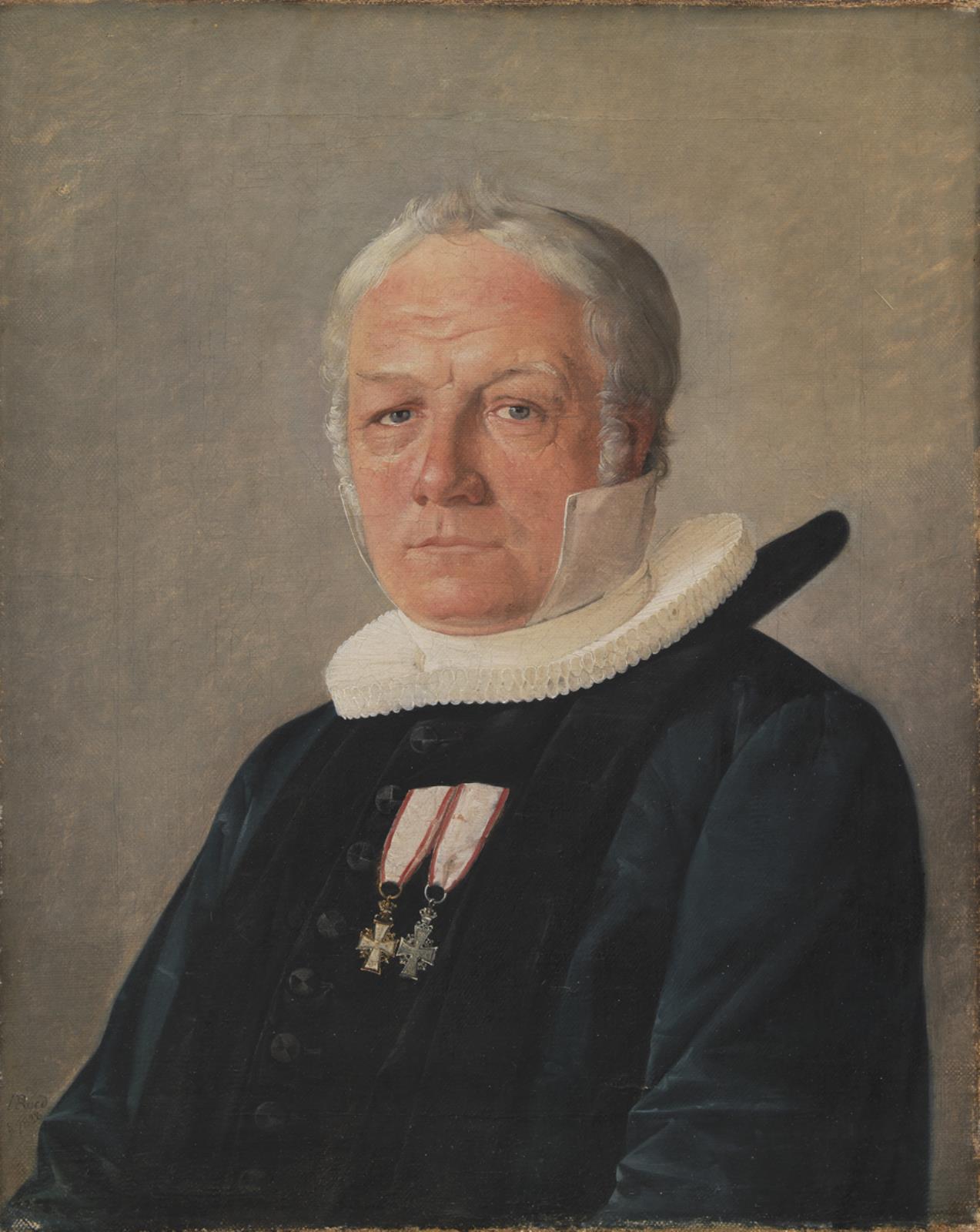 Jørgen Roed, Amtsprovst i Sorø, senere biskop i Århus, P.H. Mønster