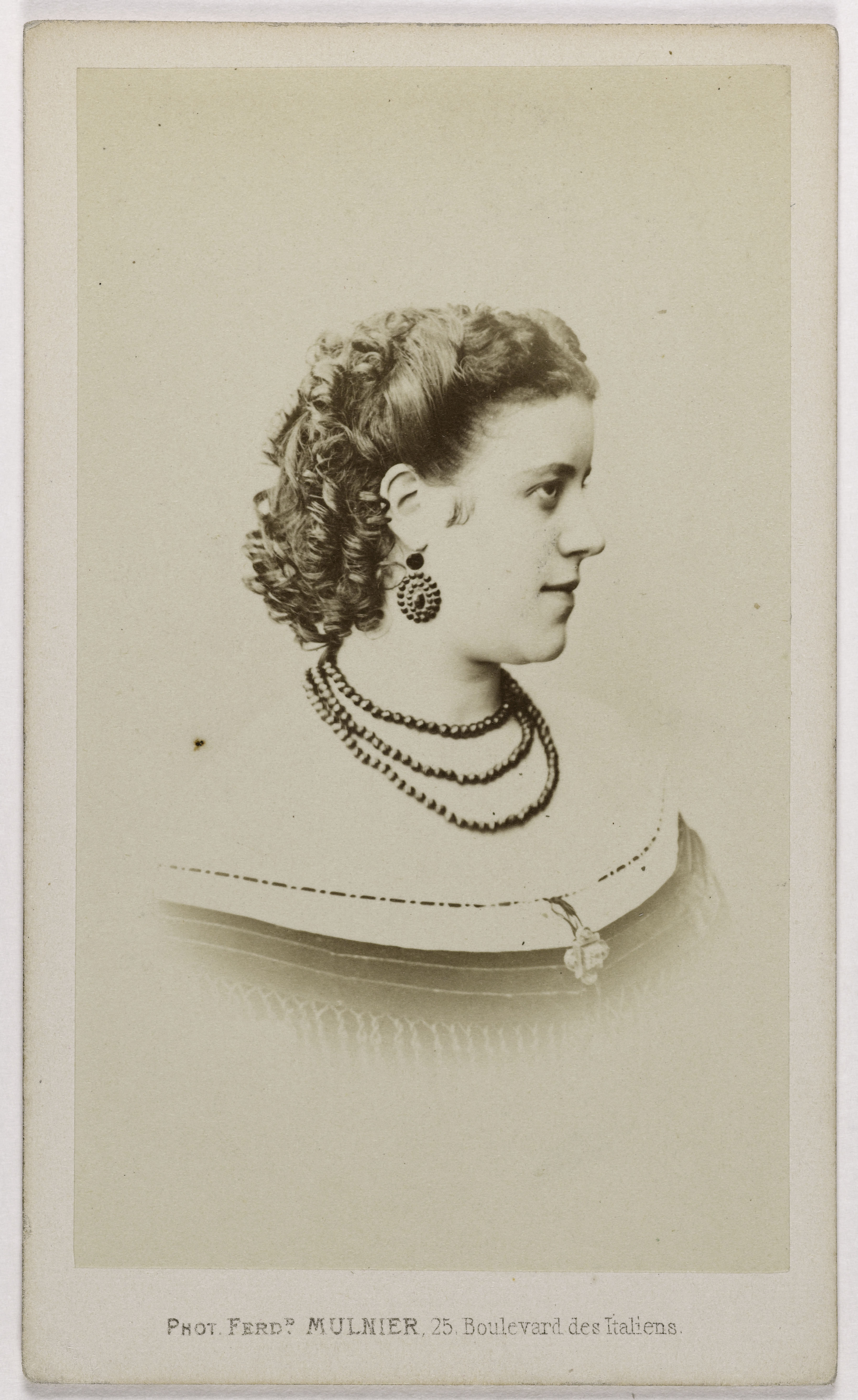 Ferdinand Mulnier, Portrait de Rosine Bloch (1844-1891) (chanteuse lyrique)