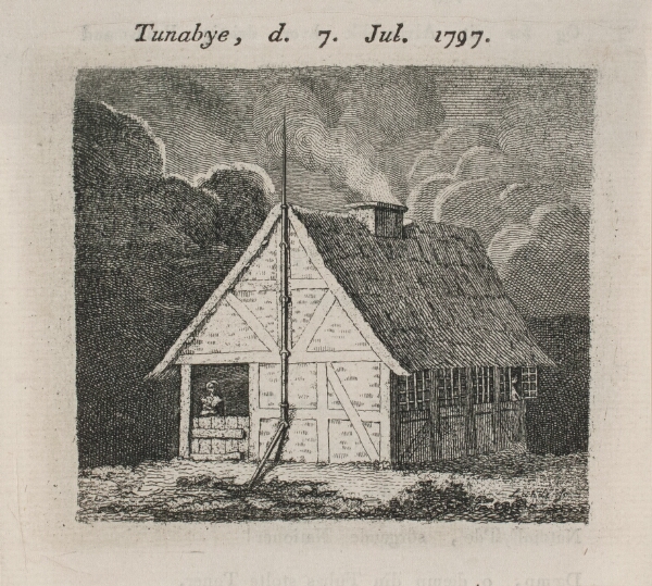 Gerhard Ludvig Lahde, Hus med lynafleder