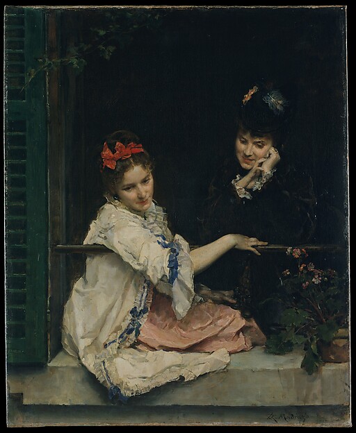 Raimundo de Madrazo y Garreta, Girls at a Window
