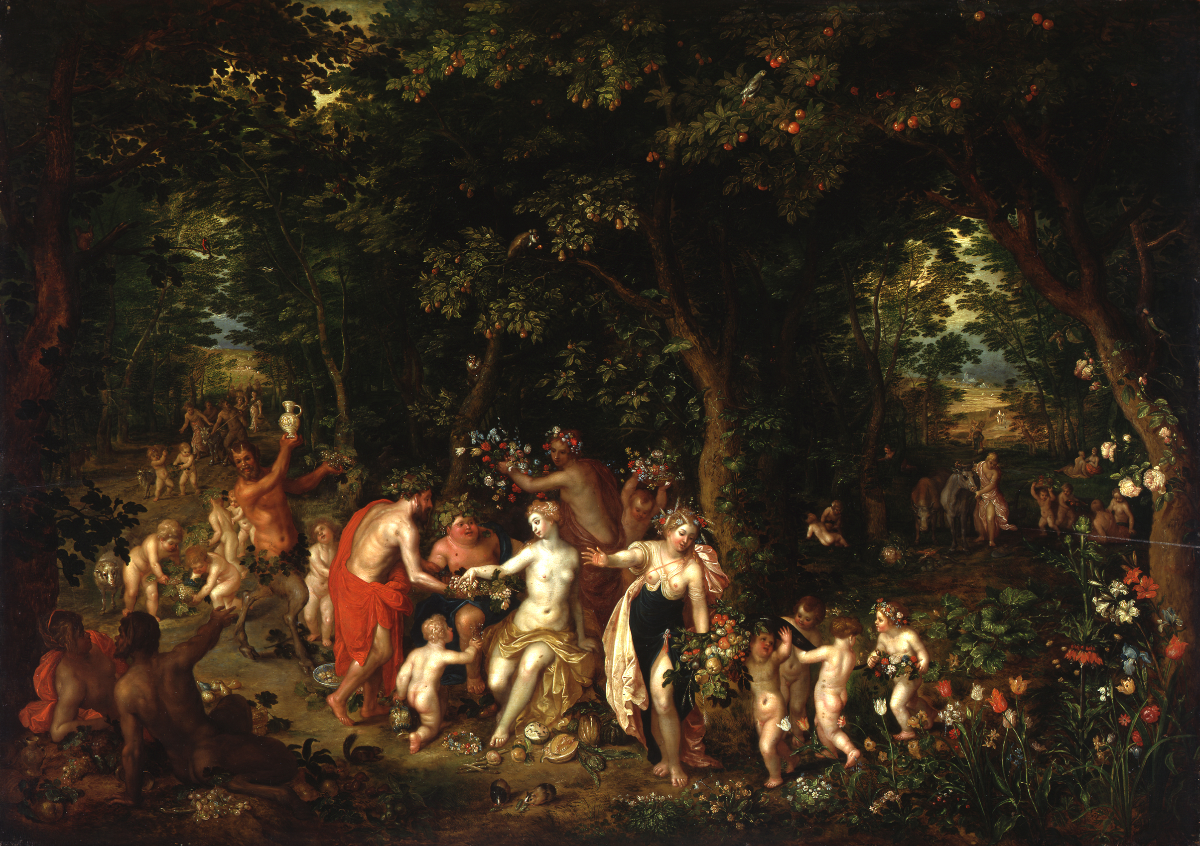 Jan Brueghel the Younger, The Feast of Bacchus