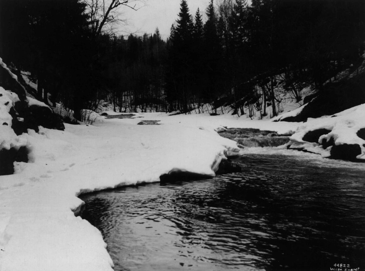 Anders Beer Wilse, Lysakerelva, vinter.