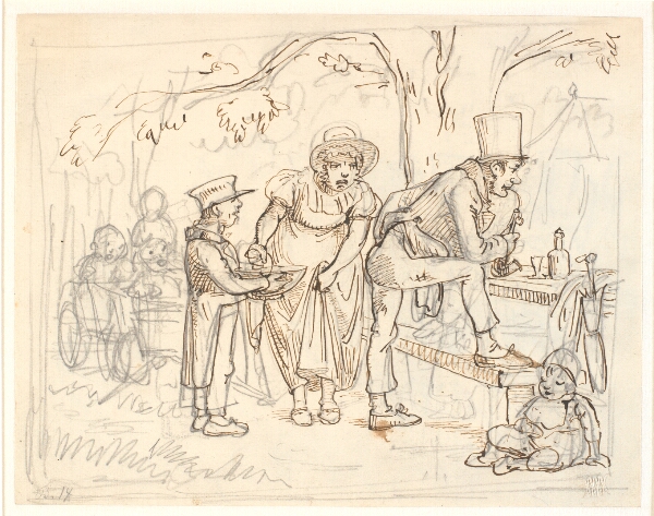 Wilhelm Marstrand, Et uheld på skomagerfamiliens skovtur