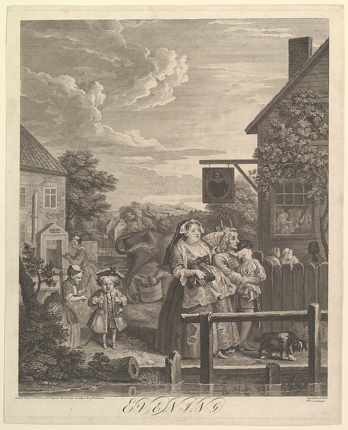 William Hogarth, Evening (The Four Times of Day)