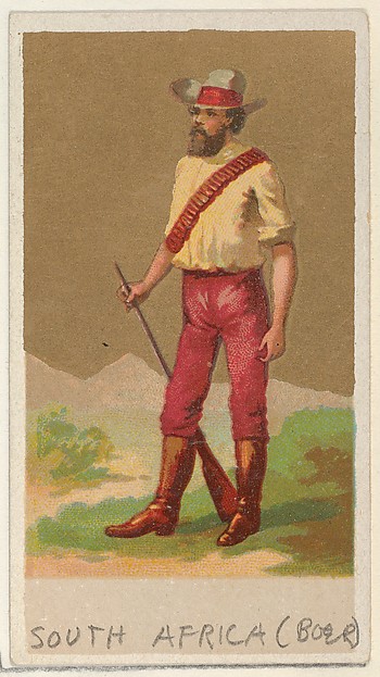 Allen & Ginter, South Africa (Boer), from the Natives in Costume series (N16), Teofani Issue, for Allen & Ginter Cigarettes Brands