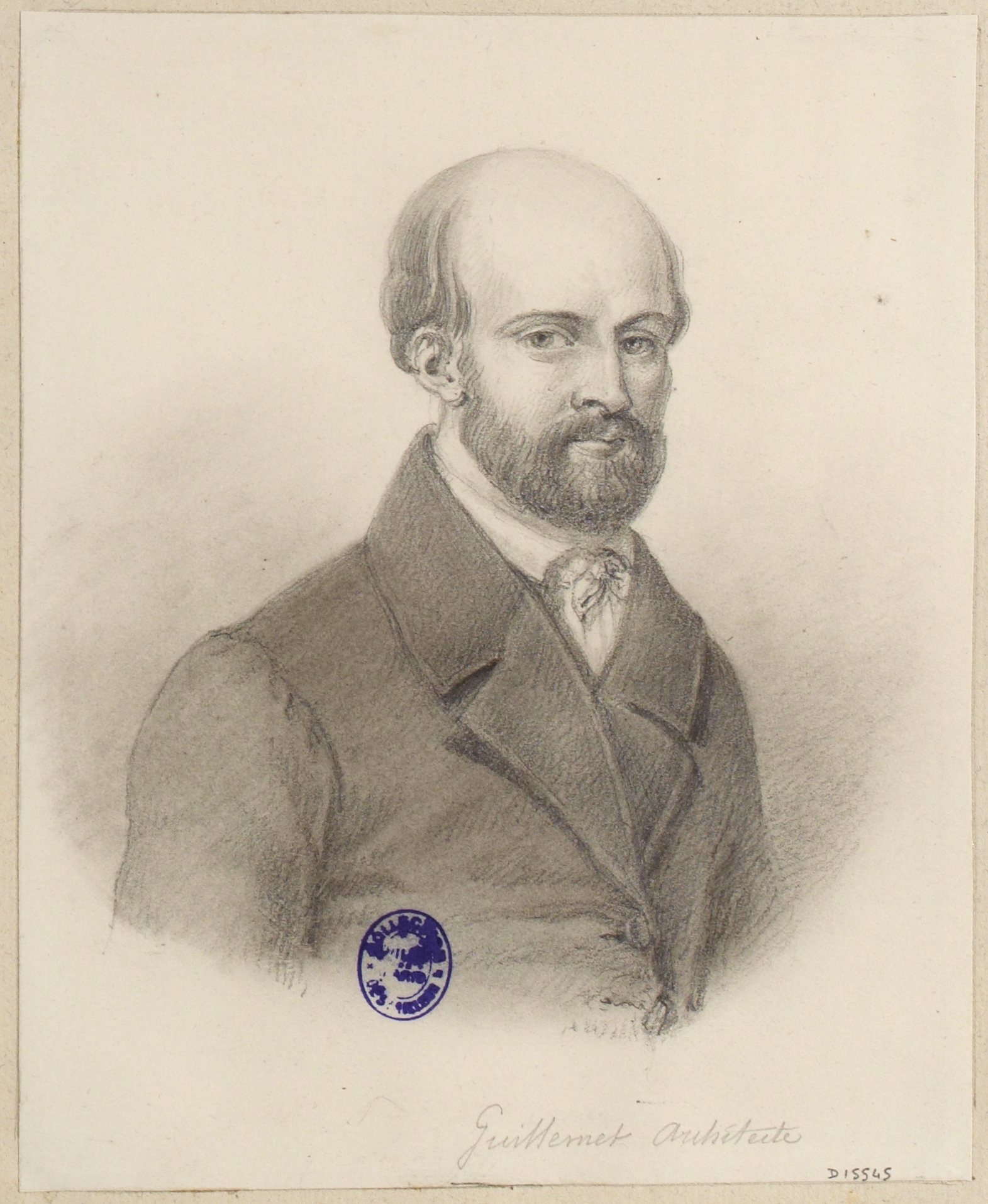Anonyme, Portrait de l'architecte Guillemet