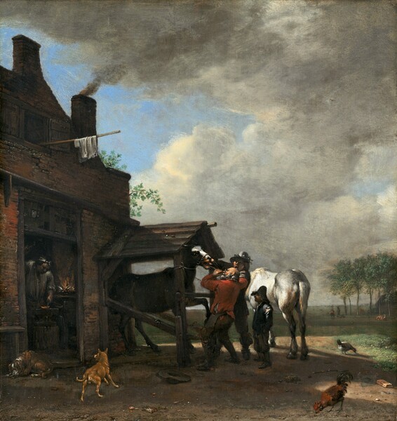 Paulus Potter, A Farrier's Shop