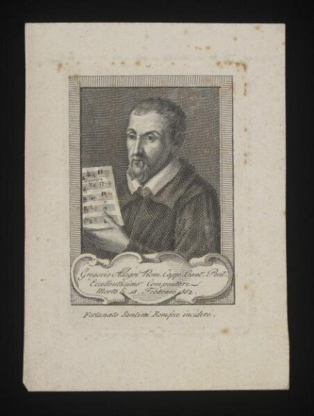 Unknown, Gregorio Allegri