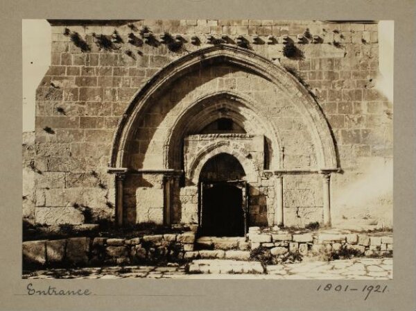 K.A.C. Creswell, Entrance of Tomb of the Virgin, Jerusalem