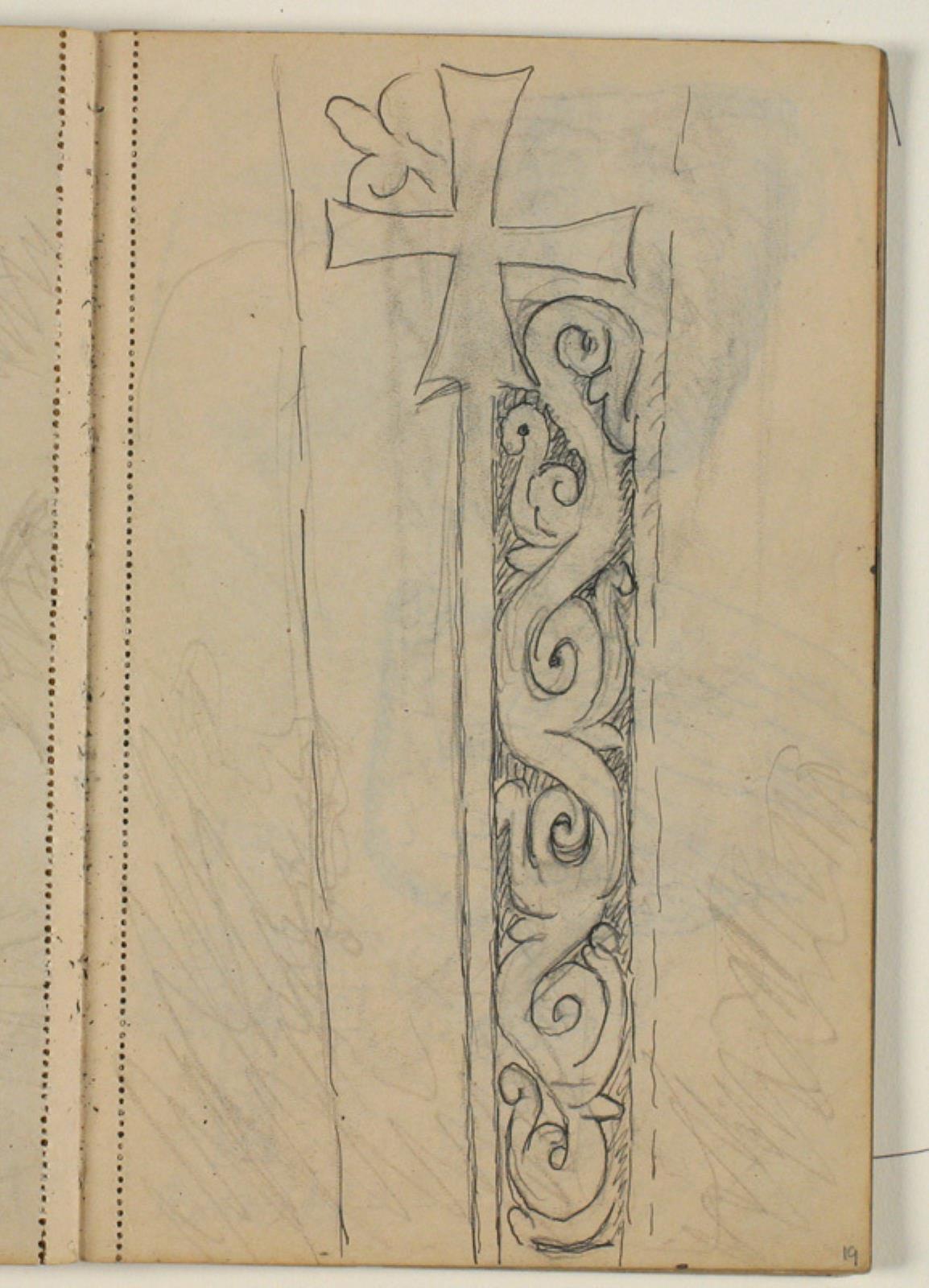Niels Larsen Stevns, Studie af gravsten