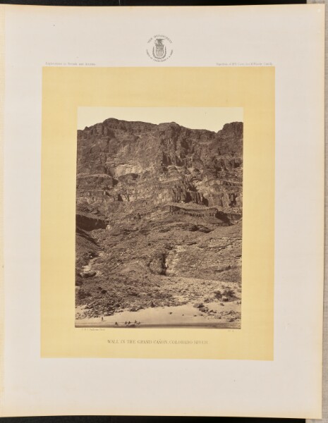 Timothy H. O'Sullivan, Wall in the Grand Cañon, Colorado River