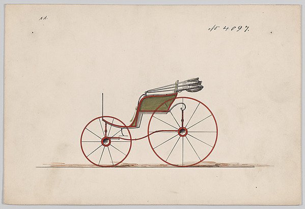 Brewster & Co., Design for Pony Phaeton, no. 4097