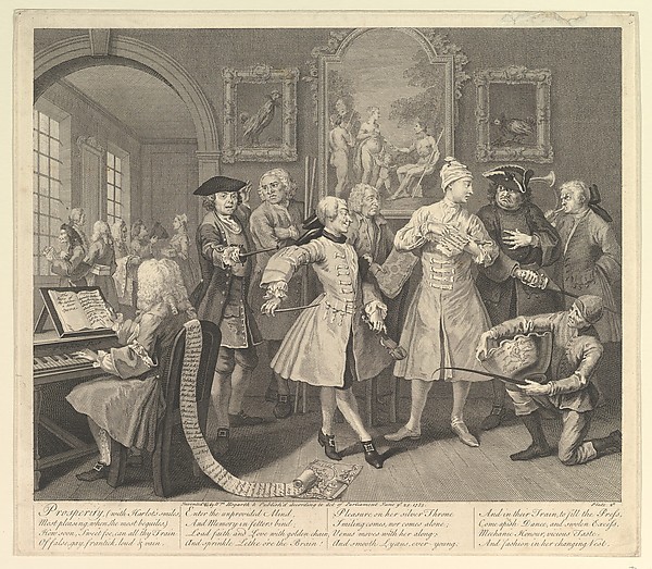 William Hogarth, A Rake's Progress, Plate 2