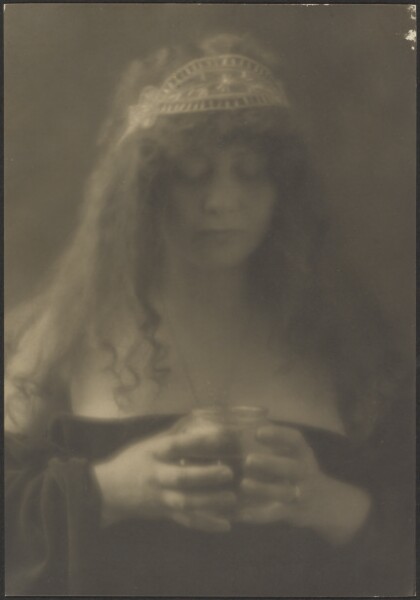 Louis Fleckenstein, [Woman Holding Vase]
