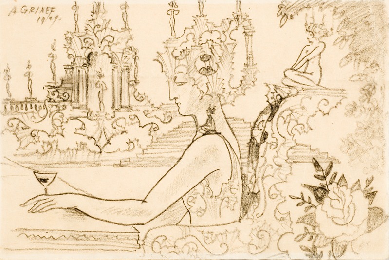 Aleksander (autor) Grinev, Istuv naine