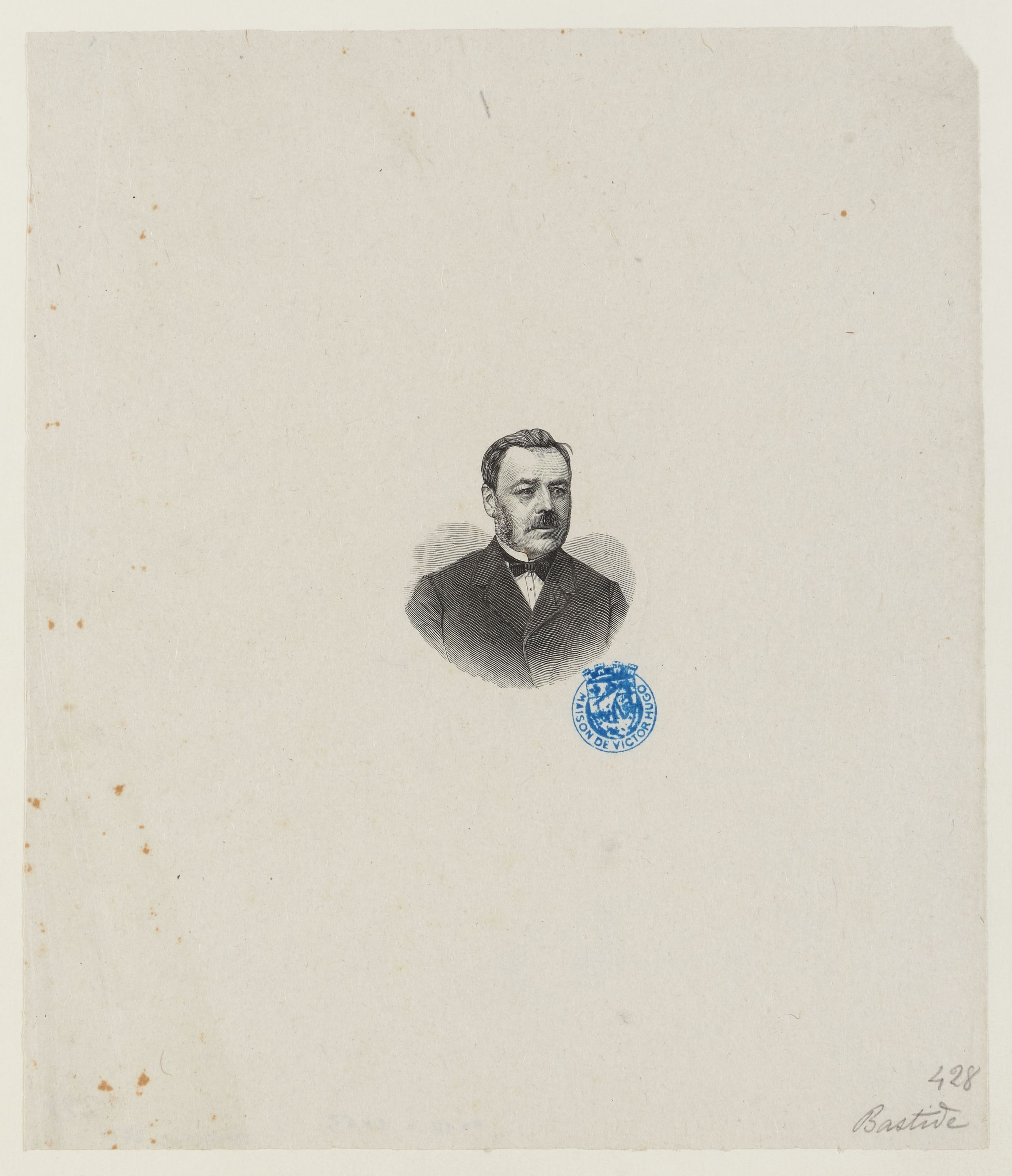 Anonyme, [Histoire d'un crime] Portrait de Jules Bastide