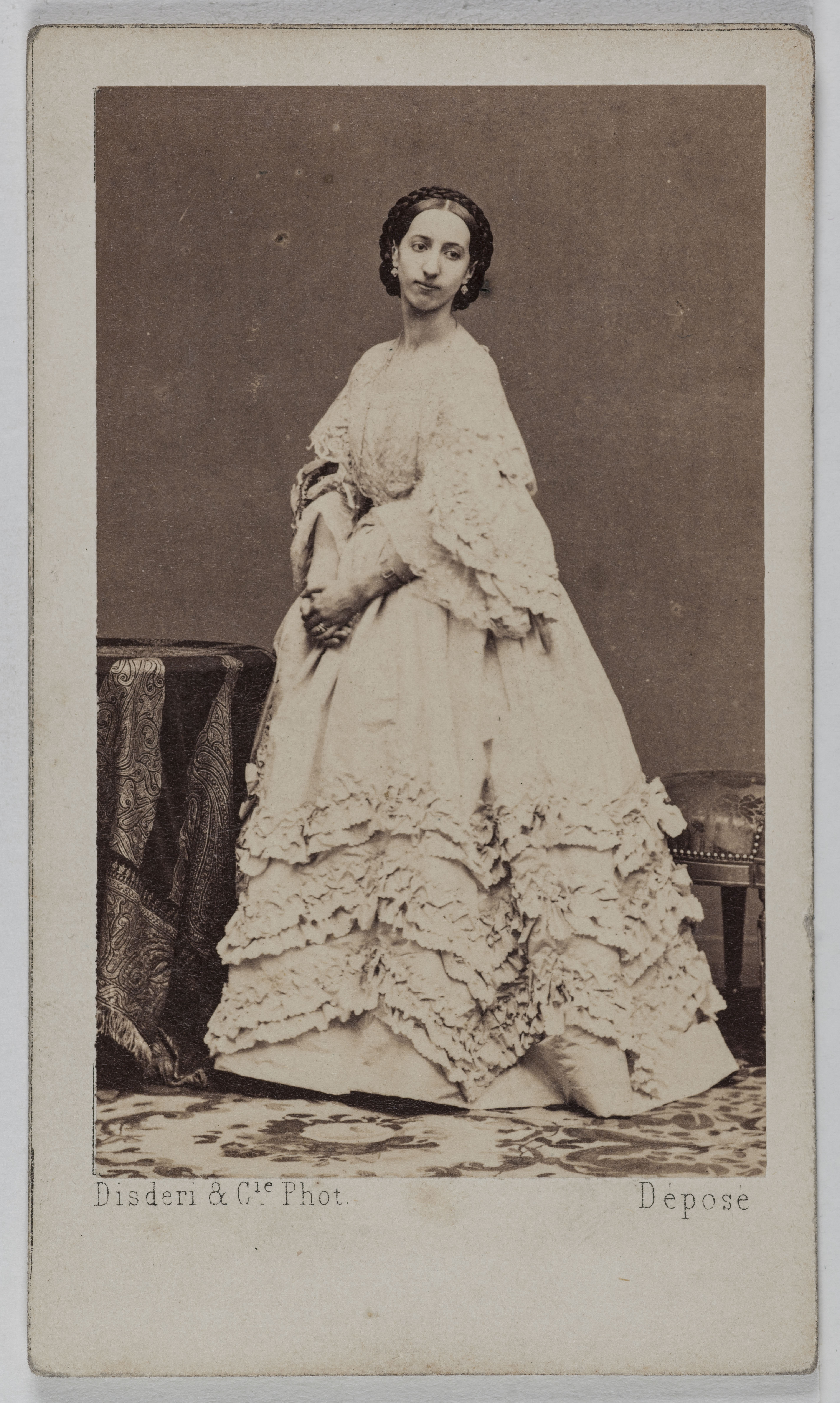 Disderi & Cie, Portrait de Livry Emma, (née Jeanne-Emma Emarot), (1842-1863), (danseuse)