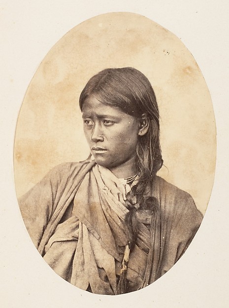 Unknown, [Bust Portrait of an Indian Woman]