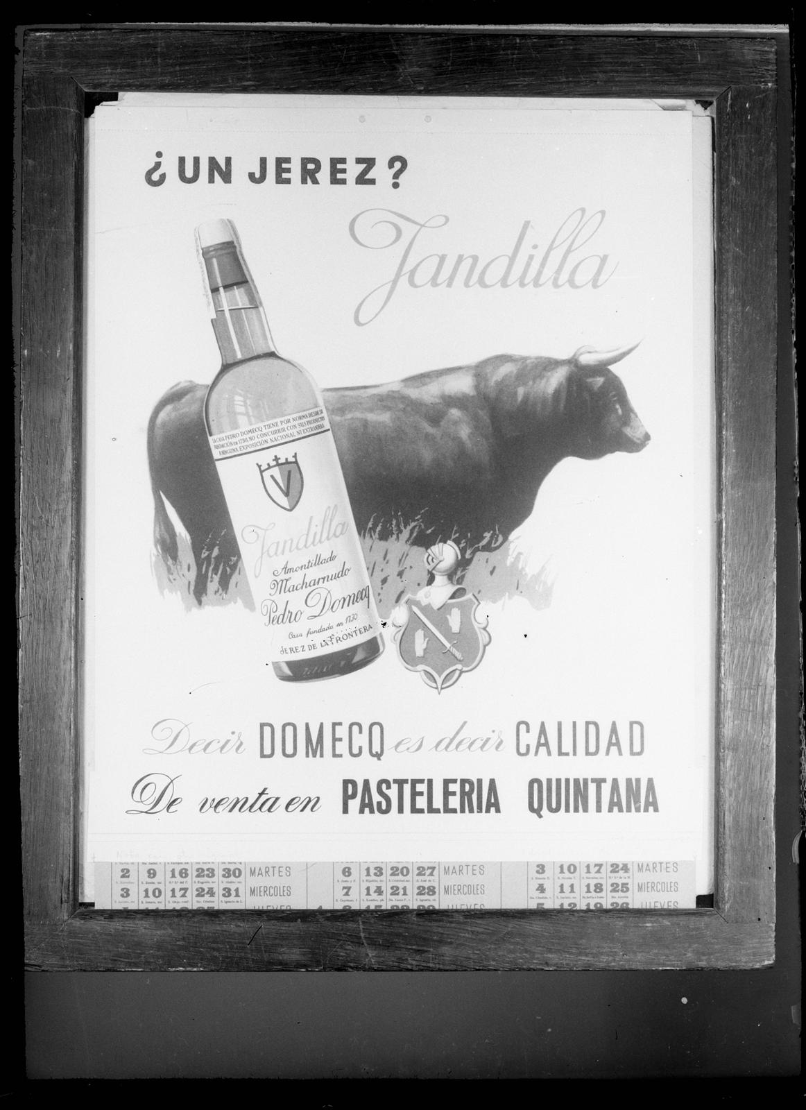 Desconegut, [Quintana pastry advertizing poster]