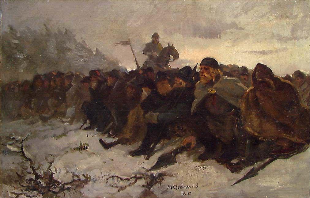 Marcus Grønvold, Seated warriors
