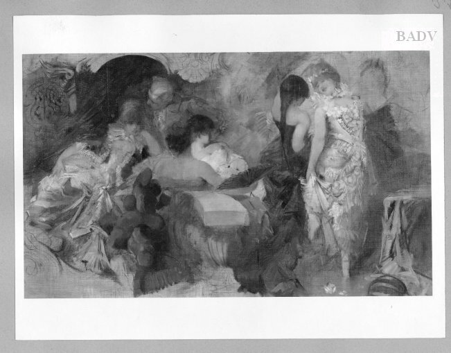 Hans Makart, Sketch for a garden party