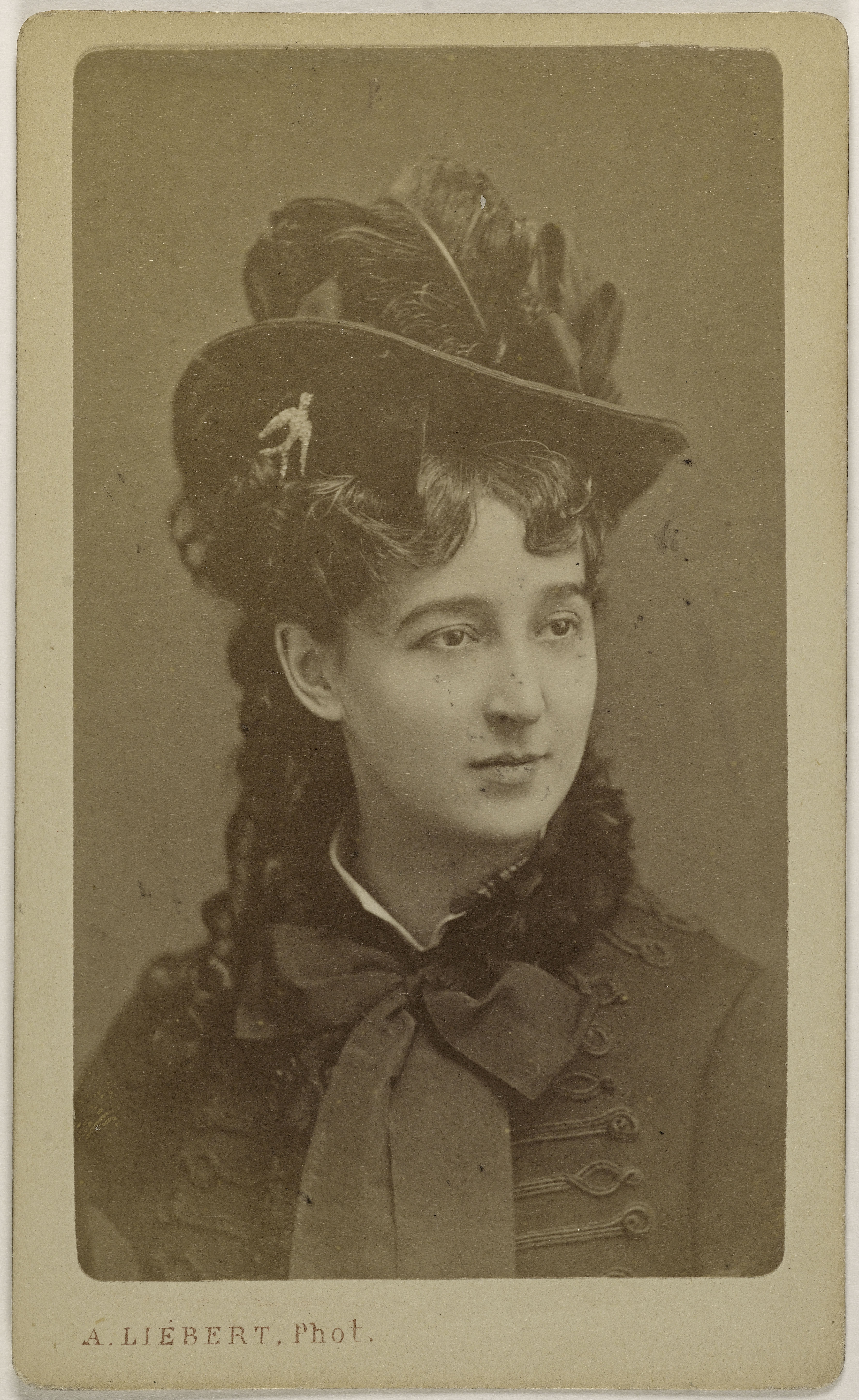 Alphonse Liébert, Portrait de Bell, Lina, (actrice)