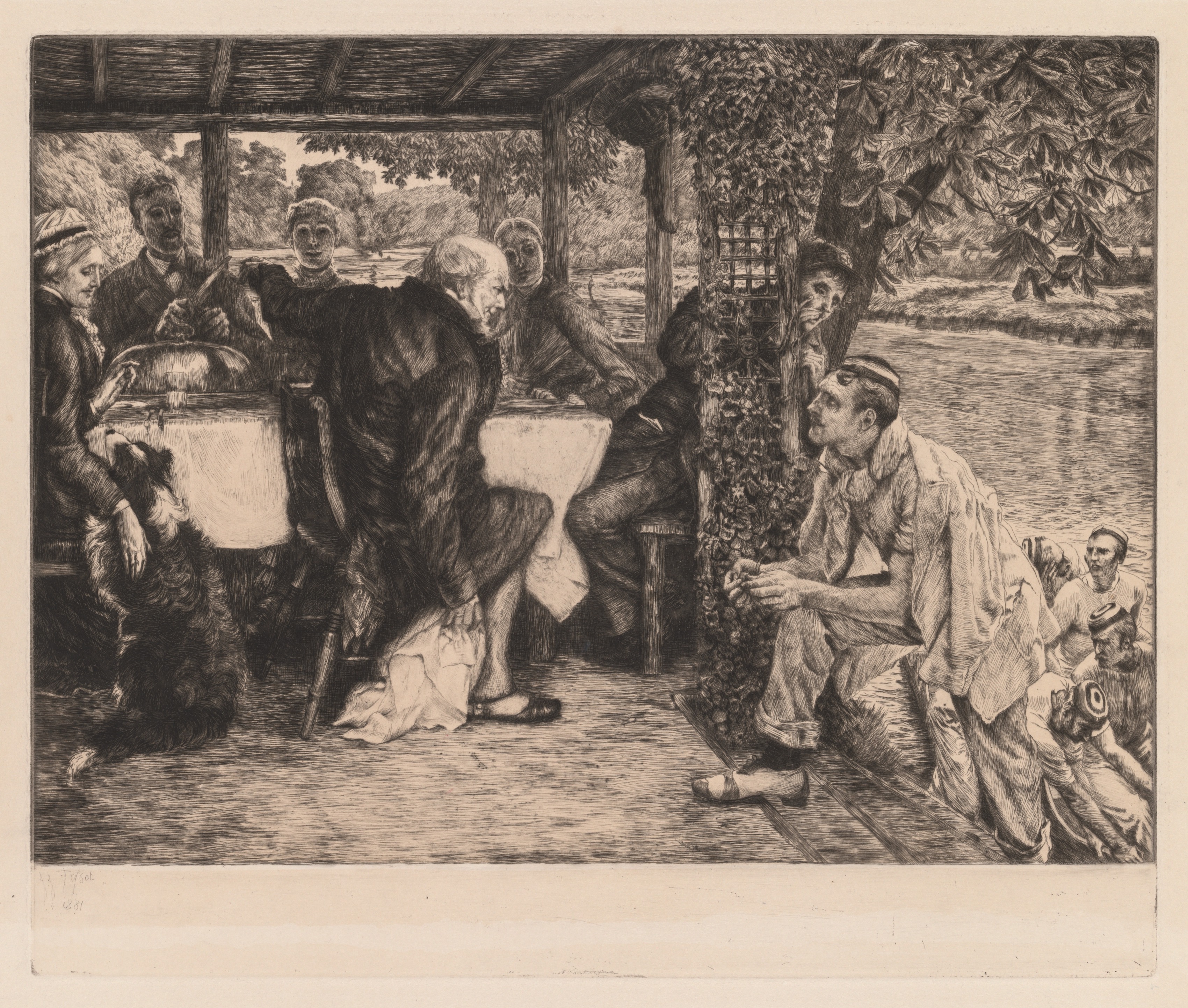 James Tissot, The Prodigal Son: The Fatted Calf (L’enfant prodigue: le veau gras)