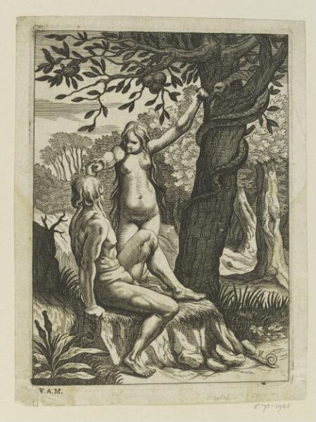 Unknown, Eve tempting Adam