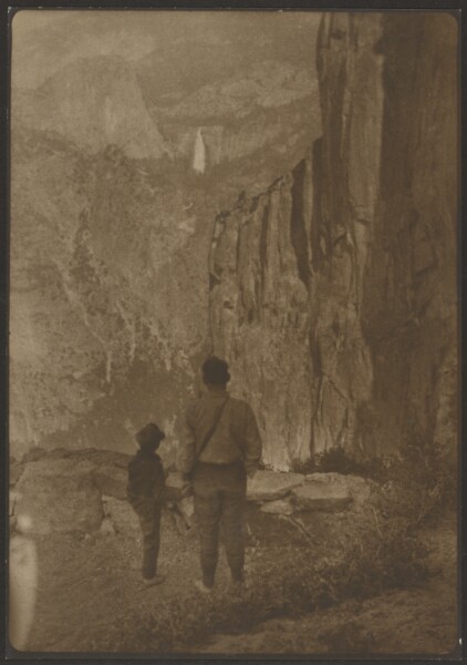 Louis Fleckenstein, Nevada Falls from Ledge Trail, Yosemite