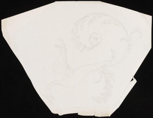 Unknown, Fantastic bird terminating in scrolled acanthus