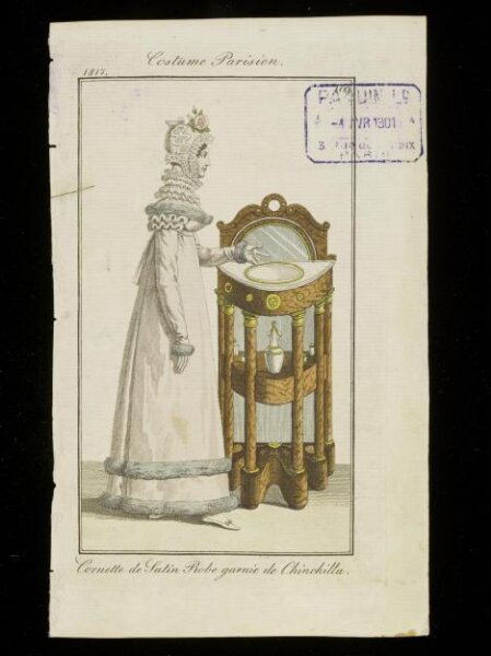 Unknown, Cornette de Satin. Robe garnie de Chincilla