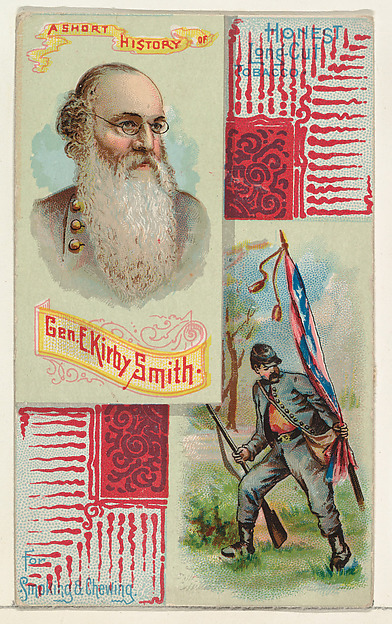 W. Duke, Sons & Co., A Short History: General E. Kirby Smith, from the Histories of Generals series (N114) issued by W. Duke, Sons & Co. to promote Honest Long Cut Smoking and Chewing Tobacco