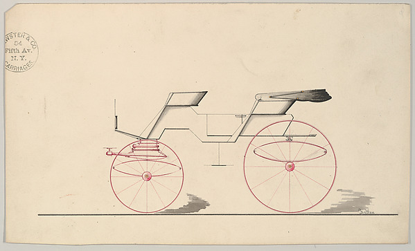 Brewster & Co., Design for Phaeton (unnumbered)