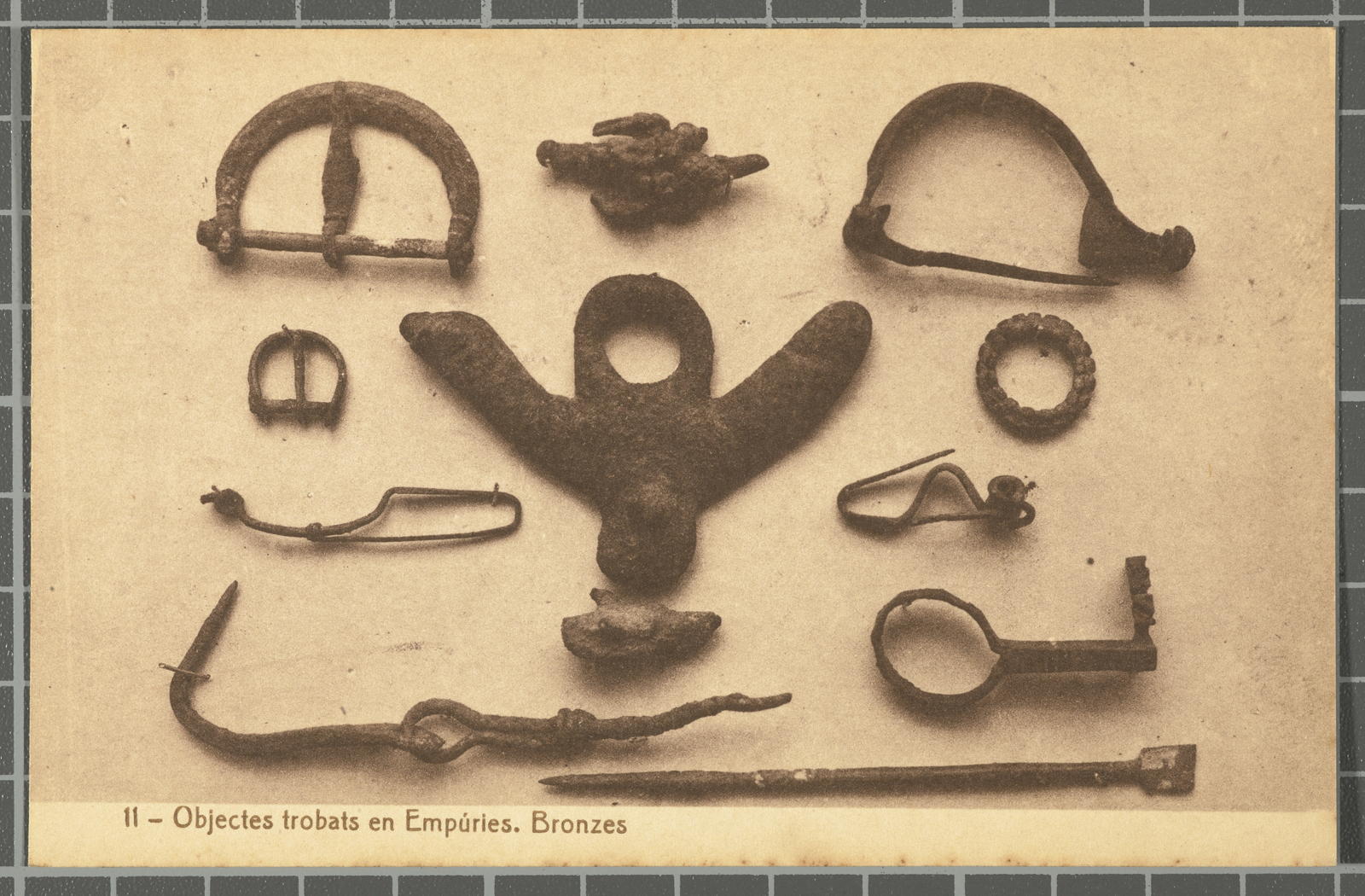 Josep Esquirol Pérez, 11 - Objectes trobats en Empúries. Bronzes