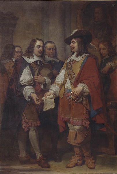 Nicaise De Keyser, Foundation of the Antwerp Academy by David Teniers II
