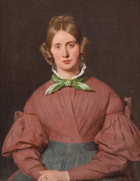 Christen Købke, Susanne Cecilie Købke, født Købke, kunstnerens hustru