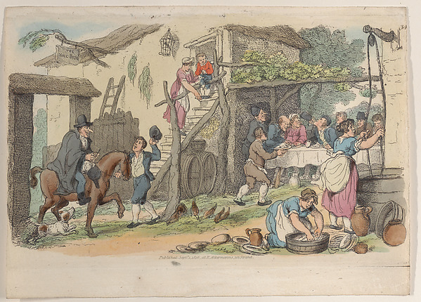Thomas Rowlandson, Plate 34, from "World in Miniature"