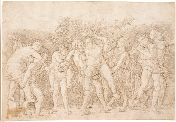 Andrea Mantegna, Bakkanal med Silén