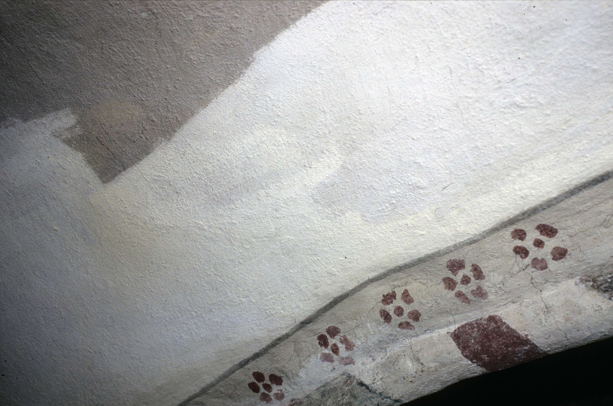 Rune Hammarling, Kalkmålning i Bälinge kyrka, Bälinge socken, Uppland 1989