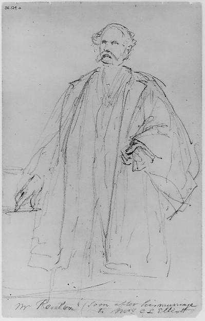 Daniel Huntington, Portrait of Mr. Renton (from Sketchbook)