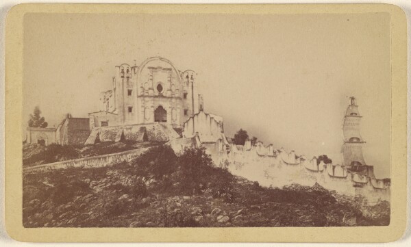 Unknown, [A church on a hill, possibly in Spain]