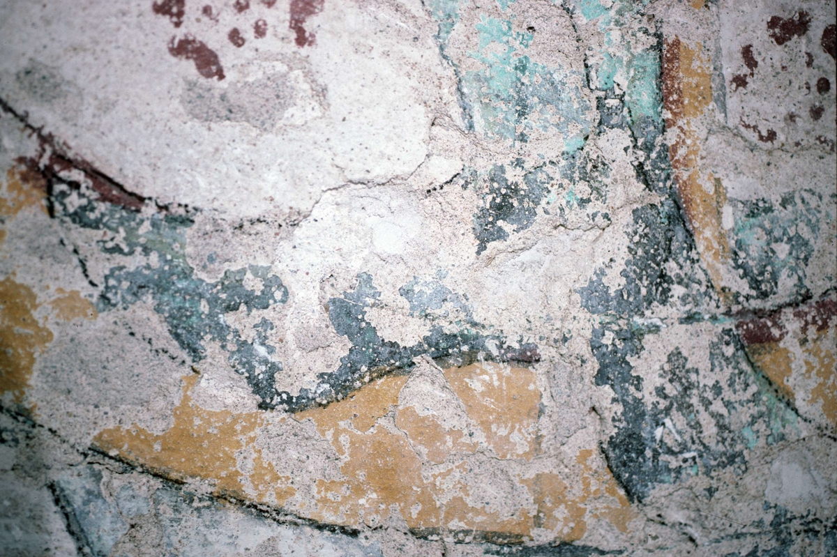 Rune Hammarling, Lime painting in Skuttunge church, Skuttunge parish, Uppland 1988