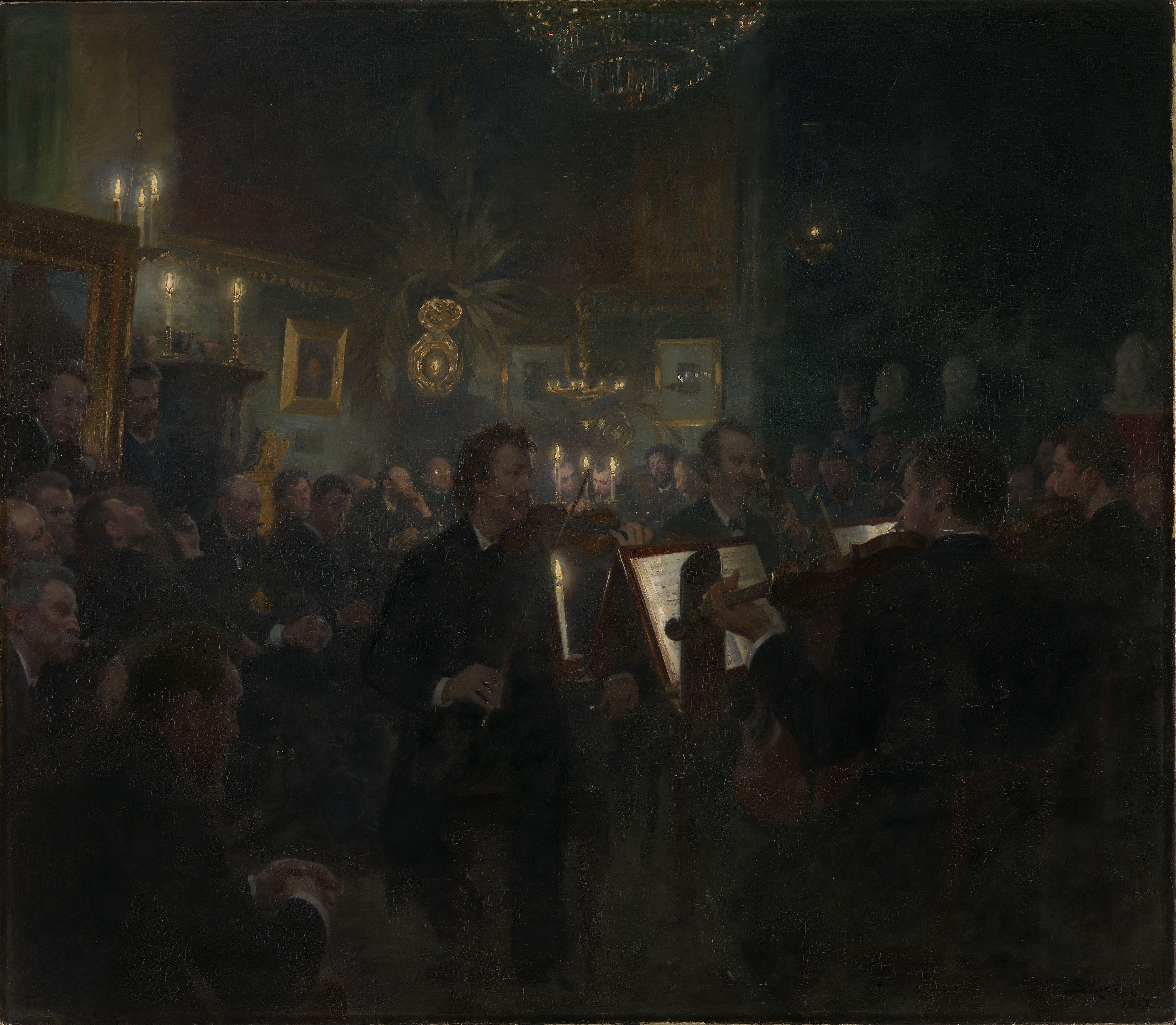Peder Severin Krøyer, Music in the studio