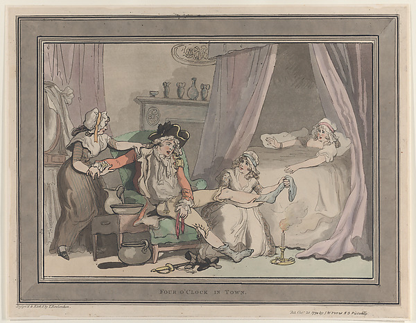 Thomas Rowlandson, Four O'Clock in Town