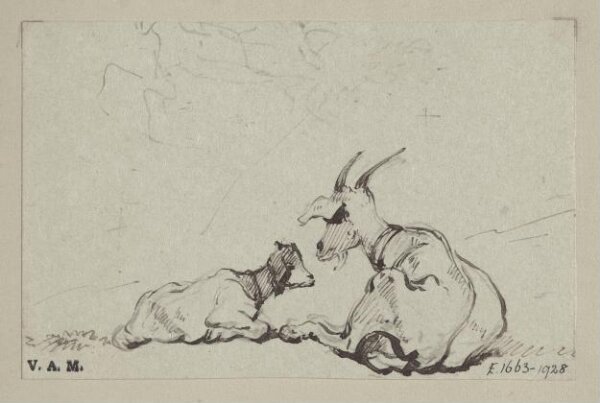 George Chinnery, Two goats