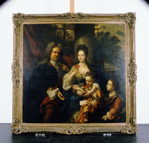 Unknown artist, Familieportret