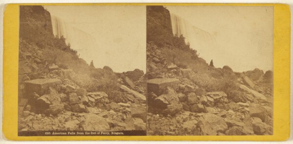 Edward Bierstadt, American Falls, from the foot of Ferry, Niagara.