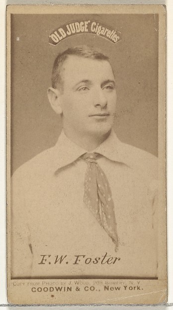 Goodwin & Company, F.W. Foster, from the Old Judge series (N172) for Old Judge Cigarettes