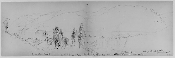 Daniel Huntington, Fishkill Mountain, 1871 (from Sketchbook)